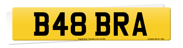 Registration number B48 BRA